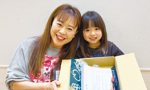 「三帰寮」さんへの学習品贈呈